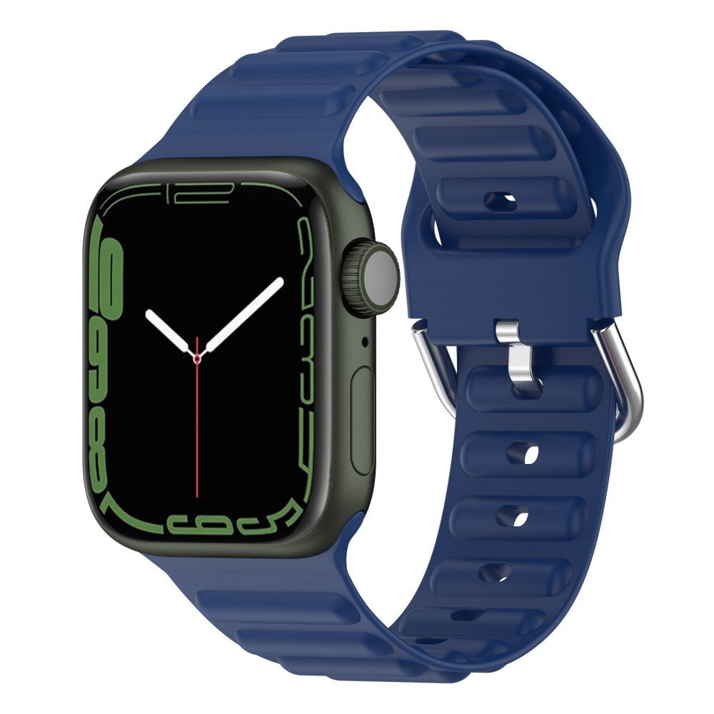 Apple Watch 45mm Series 7 Reim Resistant Silikon blå