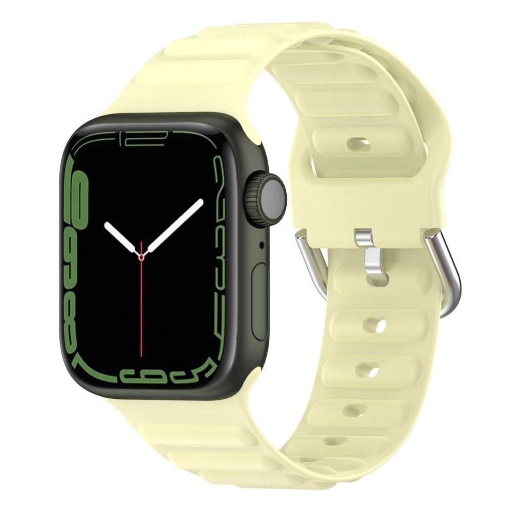 Apple Watch 41mm Series 9 Reim Resistant Silikon gul