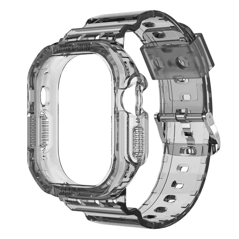 Apple Watch Ultra 49mm Crystal Deksel+Reim grå