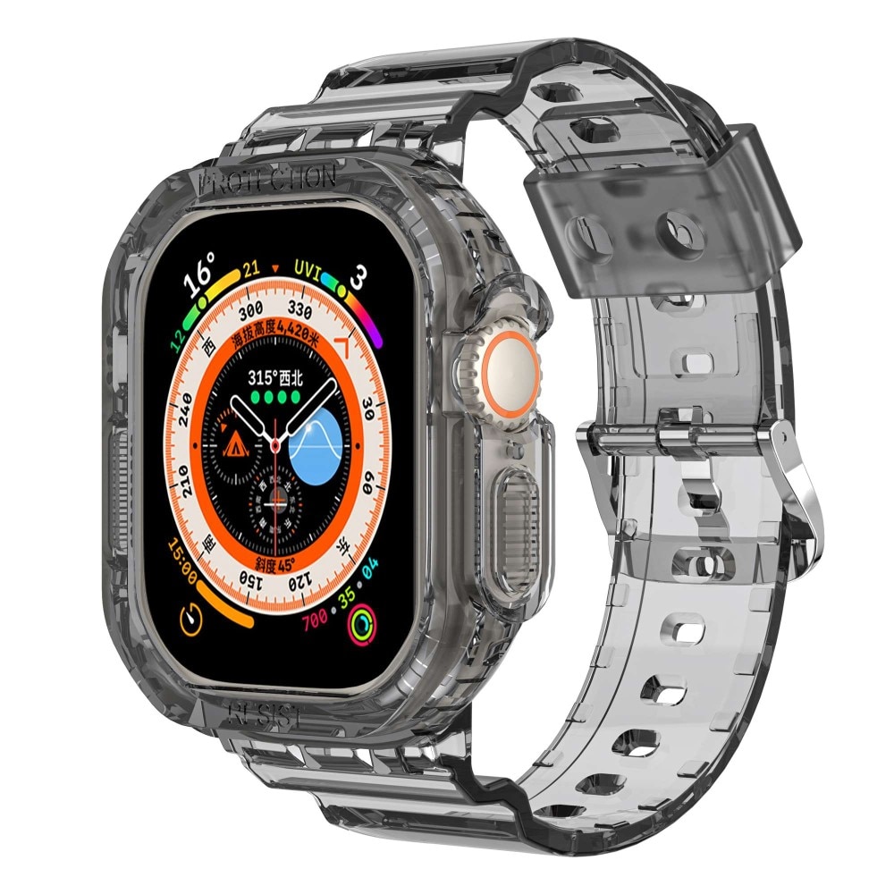 Apple Watch Ultra 49mm Crystal Deksel+Reim grå