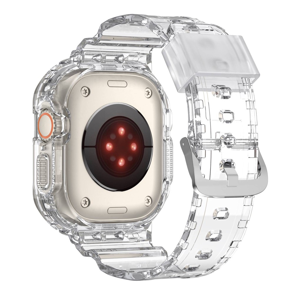 Apple Watch Ultra 49mm Crystal Deksel+Reim gjennomsiktig