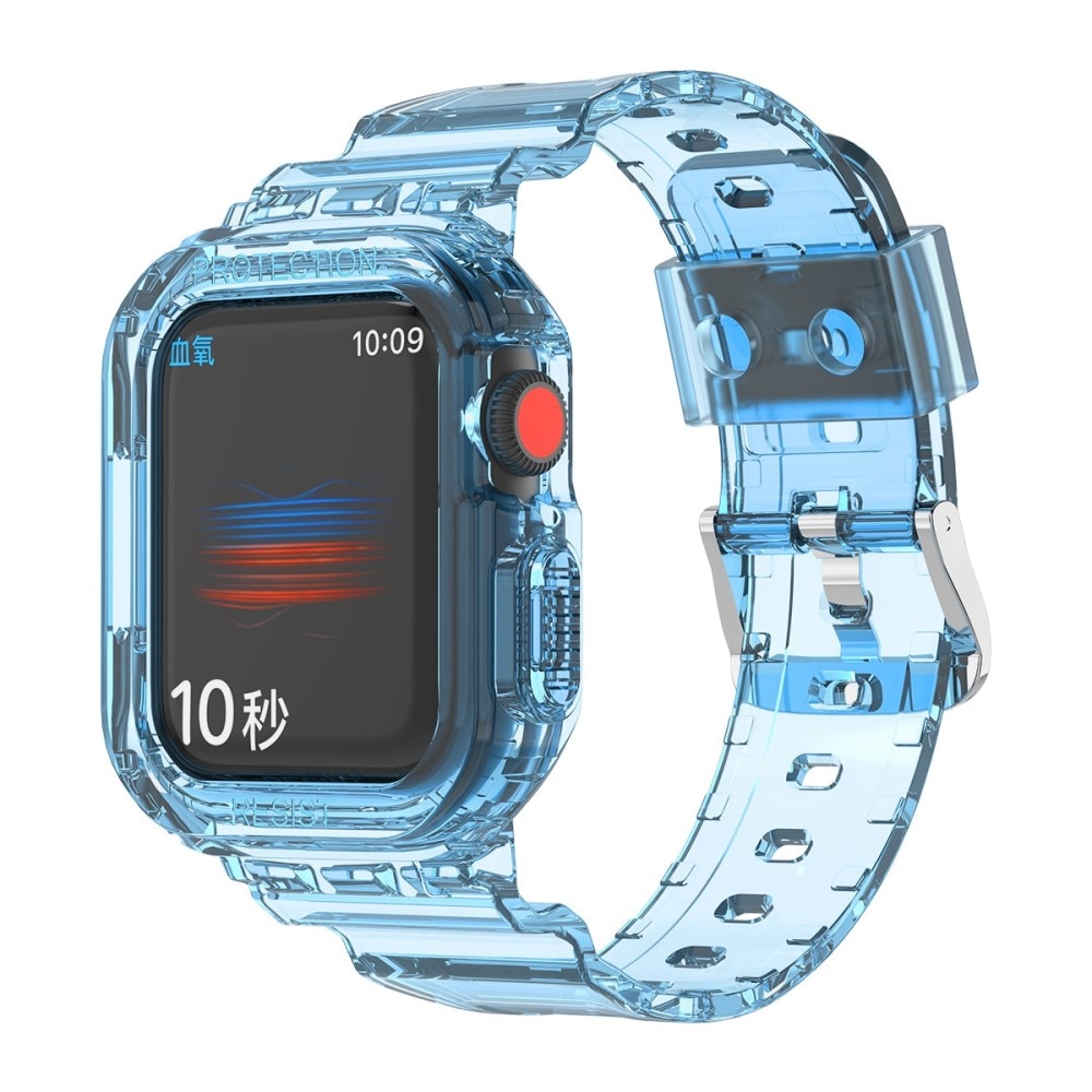 Apple Watch SE 40mm Crystal Deksel + Reim blå