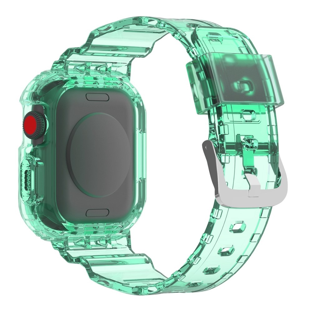Apple Watch 41mm Series 8 Crystal Deksel+Reim grønn