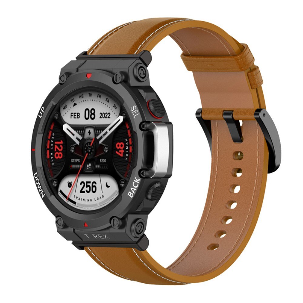 Amazfit T-Rex 2 Skinnreim brun