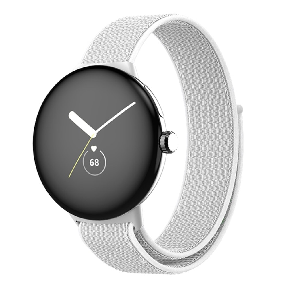 Google Pixel Watch 2 Nylonreim hvit