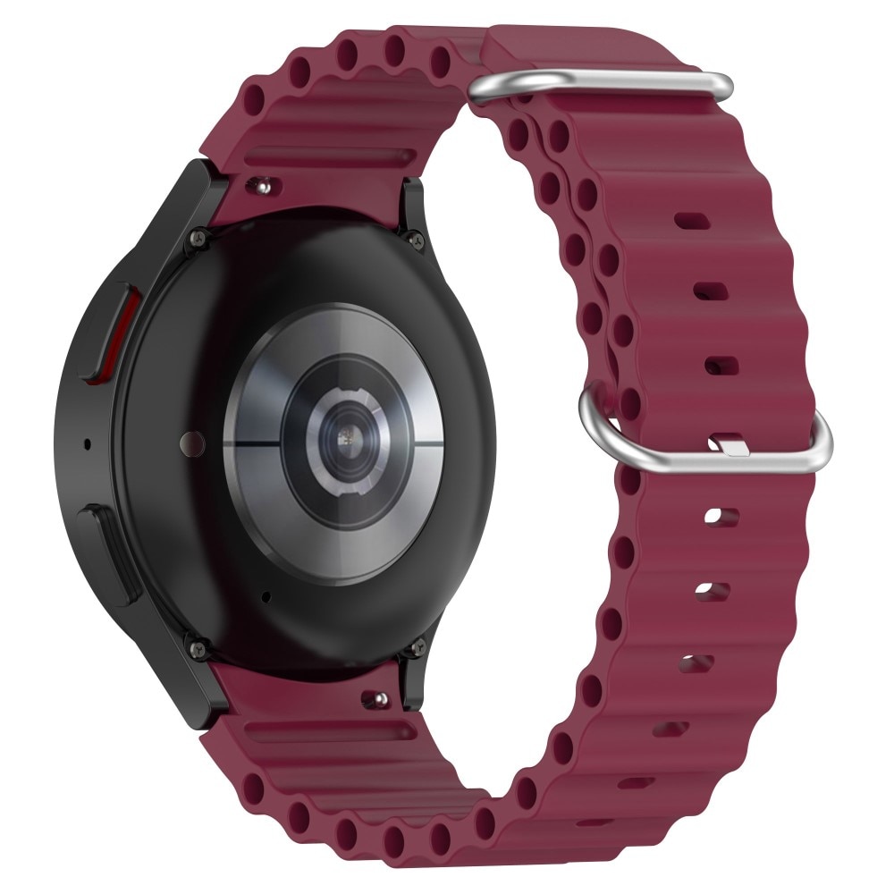 Samsung Galaxy Watch 5 40/44mm Full Fit Reim Resistant Silikon burgunder