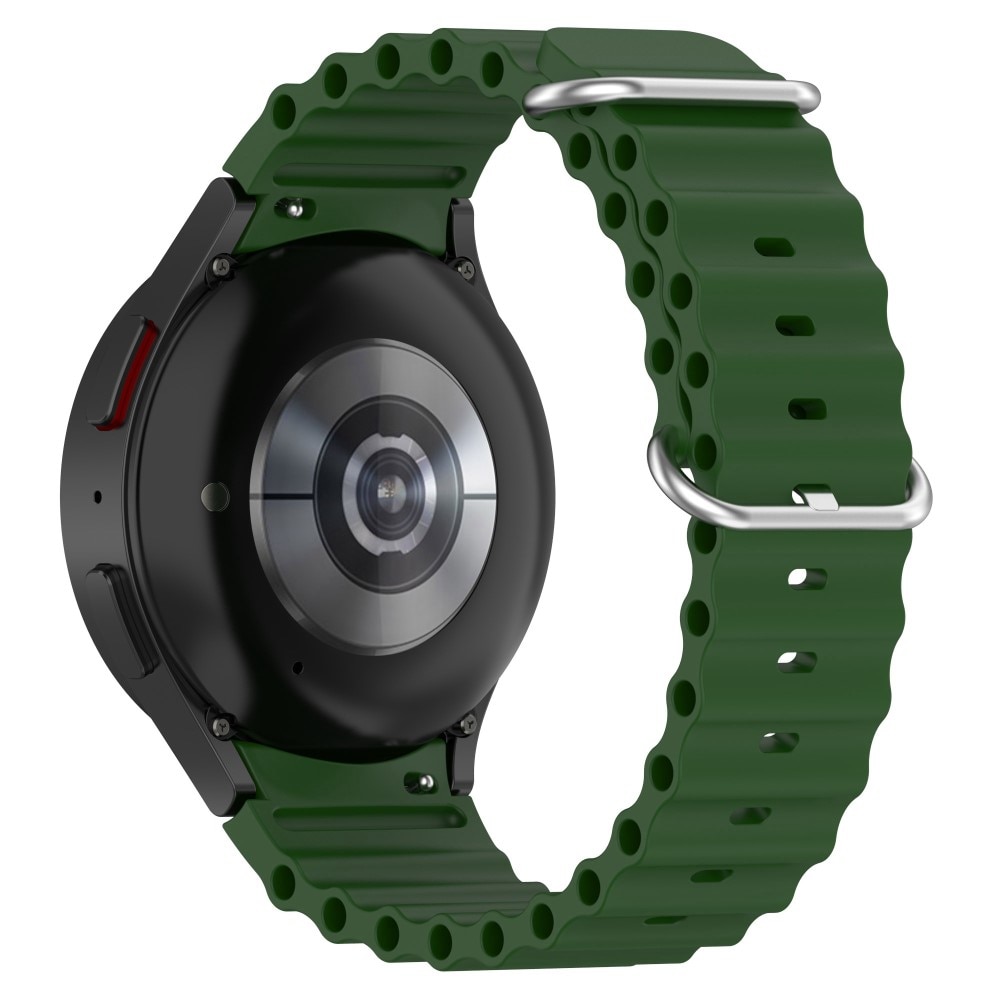 Samsung Galaxy Watch 5 40/44mm Full Fit Reim Resistant Silikon mørk grønn