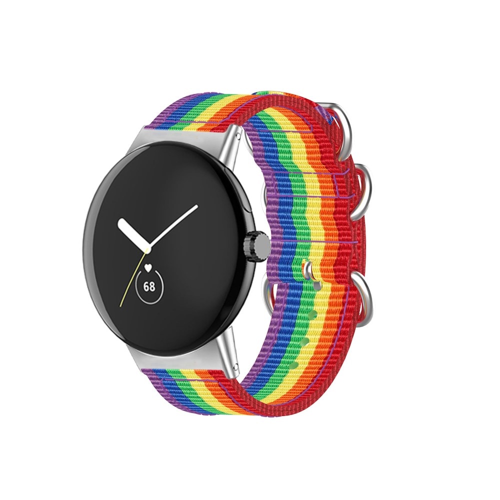 Google Pixel Watch Nato Reim regnbue