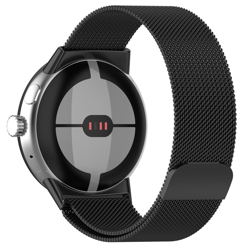 Google Pixel Watch Reim Milanese Loop Svart