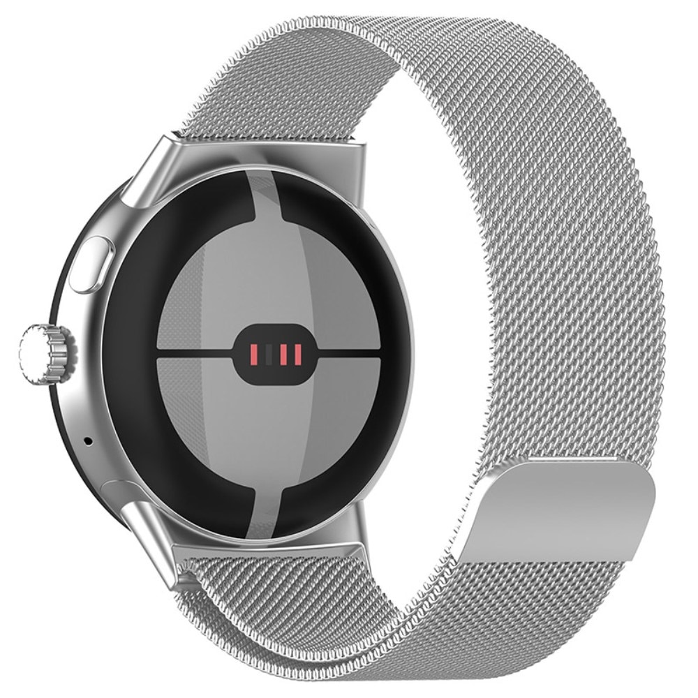 Google Pixel Watch Reim Milanese Loop sølv