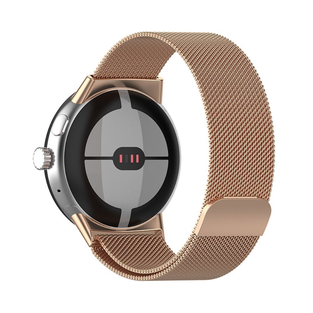 Google Pixel Watch Reim Milanese Loop rosegull