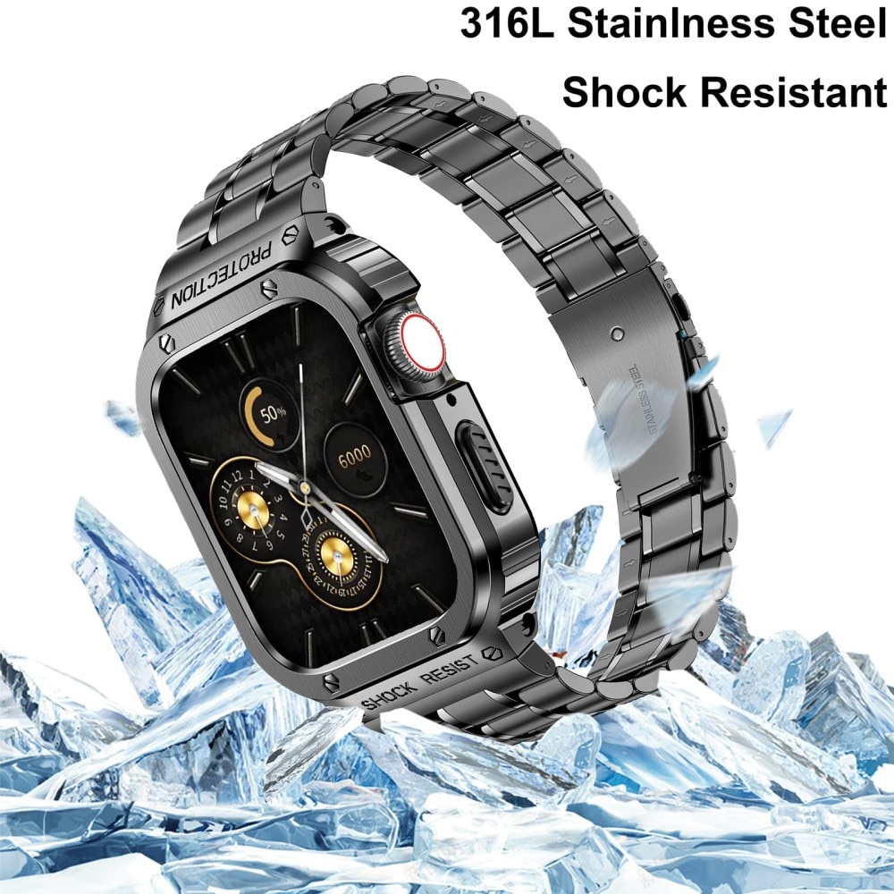 Apple Watch 41mm Series 9 Full Metal Reim mørk grå