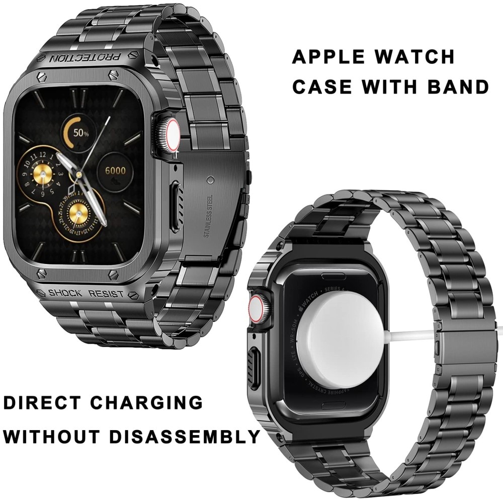 Apple Watch 41mm Series 7 Full Metal Reim mørk grå