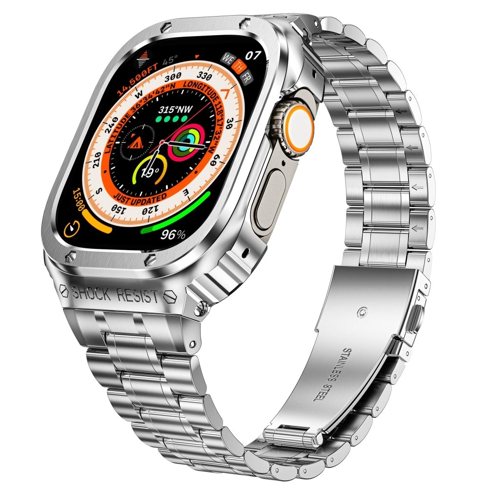 Apple Watch 41mm Series 7 Full Metal Reim sølv