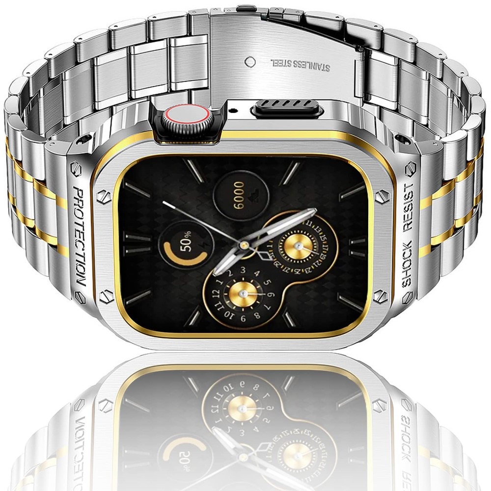 Apple Watch Ultra 2 49mm Full Metal Reim sølv/gull