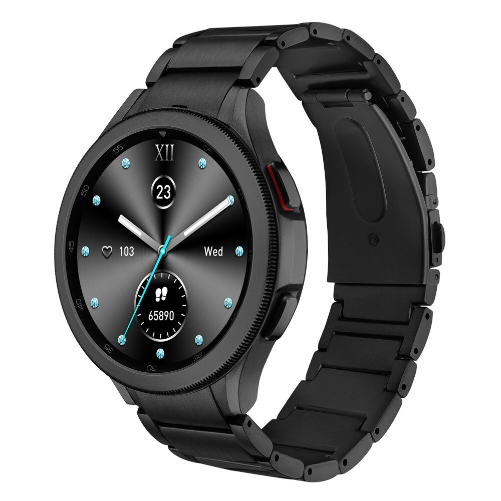 Samsung Galaxy Watch 4 Classic 46mm Full Fit Titan Reim svart