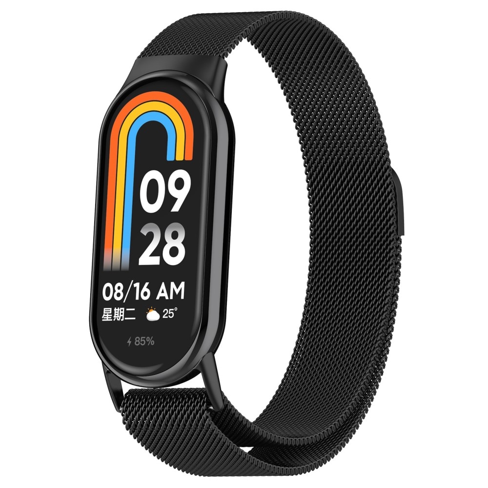 Xiaomi Smart Band 8 Reim Milanese Loop svart