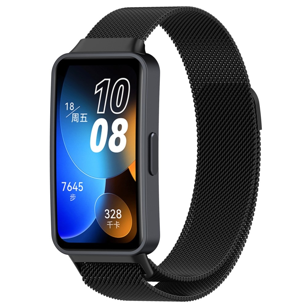 Huawei Band 8 Reim Milanese Loop svart