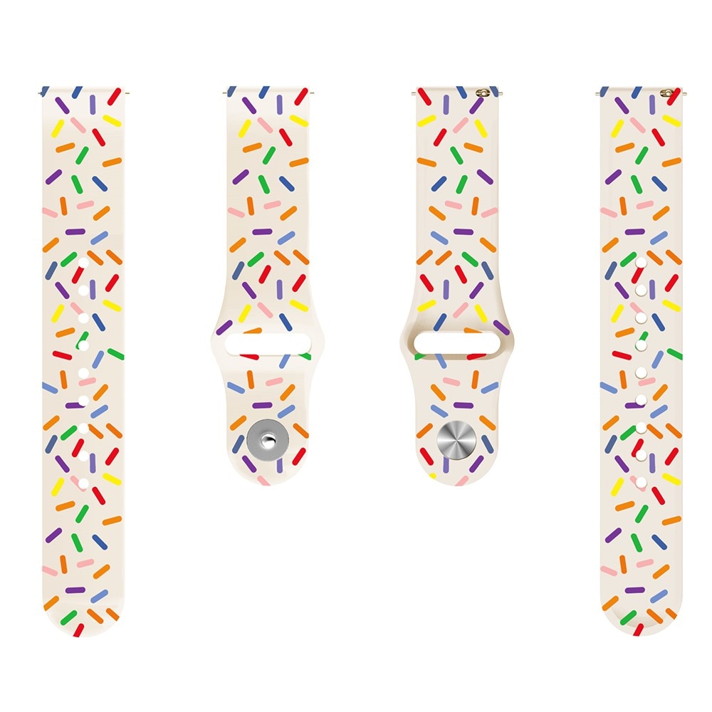 OnePlus Watch 2 Reim Silikon hvit sprinkles