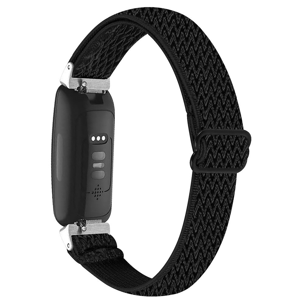 Elastiskt vevd nylonarmbånd Fitbit Inspire 3 svart