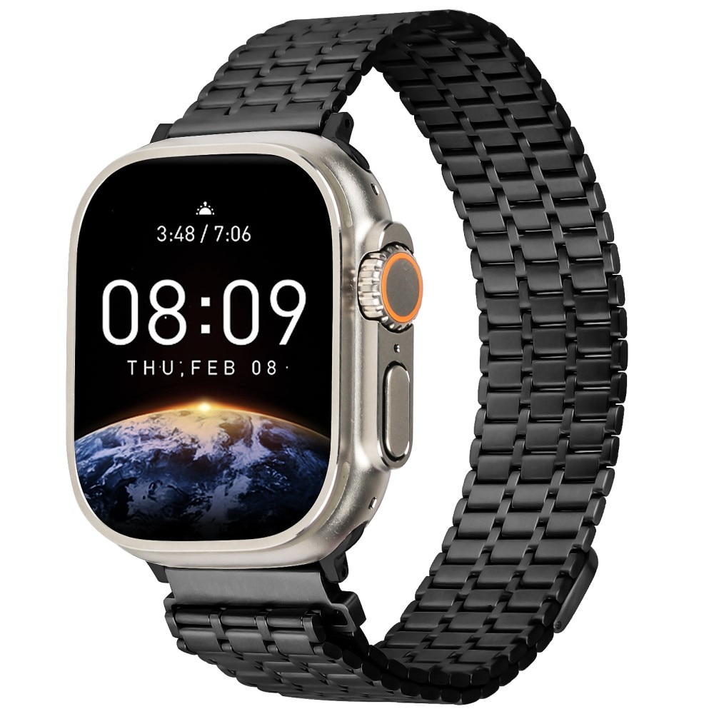 Business Magnetic Reim Apple Watch 44mm svart