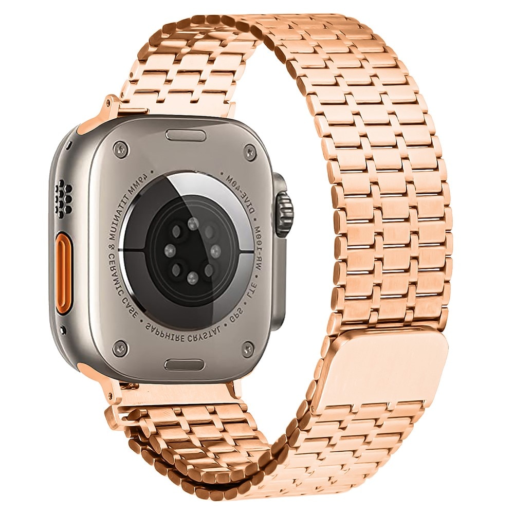 Business Magnetic Reim Apple Watch 45mm Series 7 rosegull