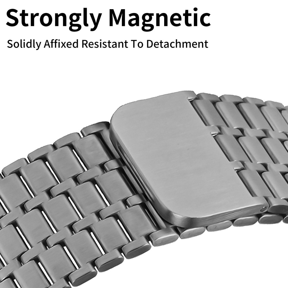 Business Magnetic Reim Apple Watch Series 10 46mm grå