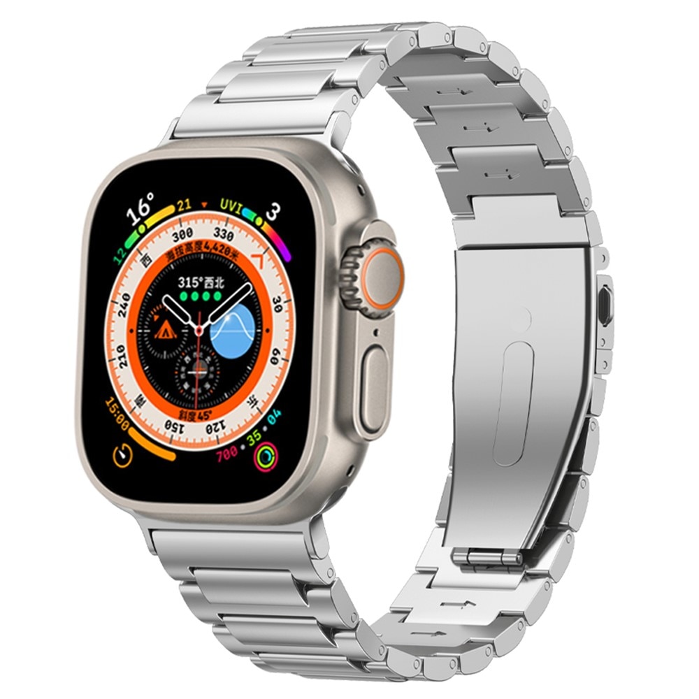 Apple Watch 44mm Titan Reim sølv