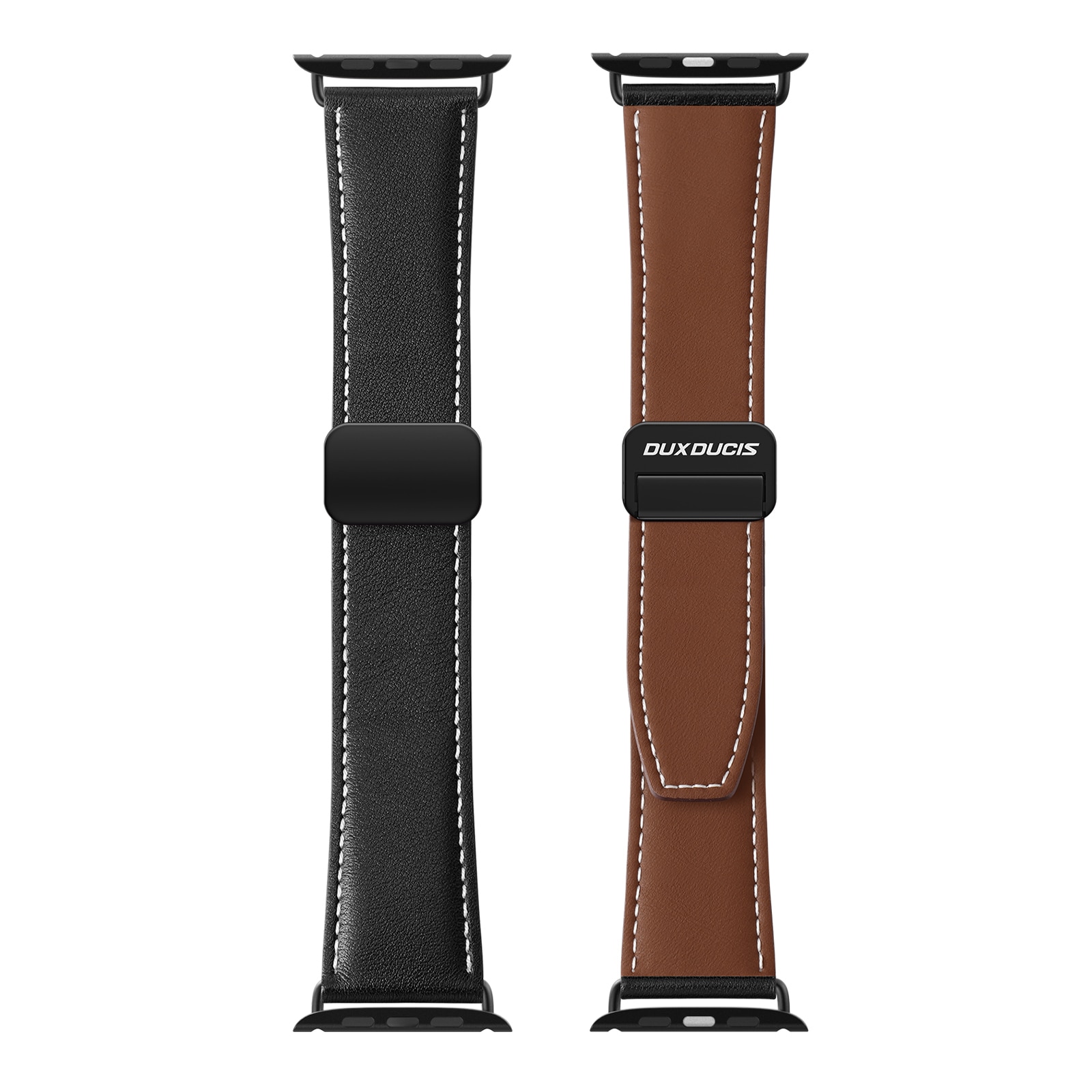 Lærreim Apple Watch Series 11 42mm Svart