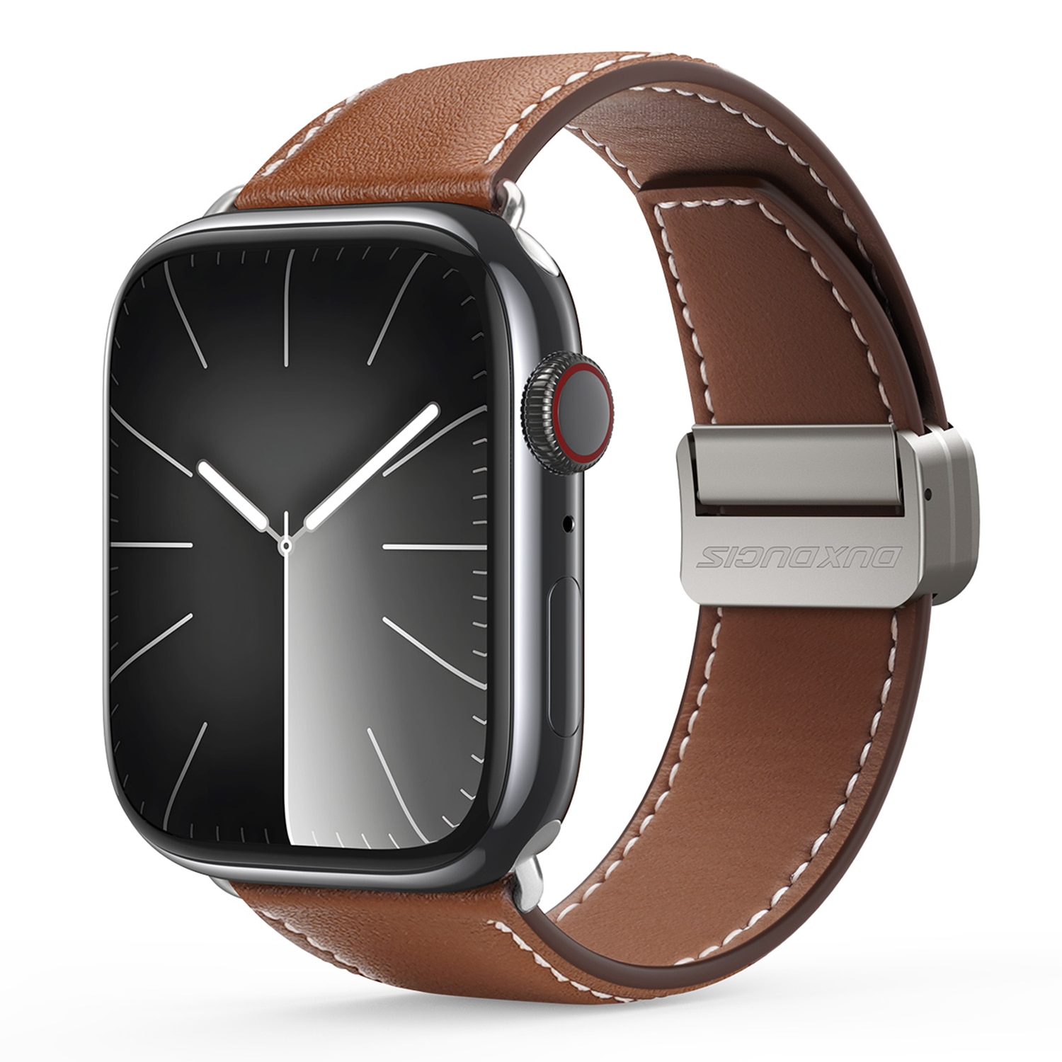 Lærreim Apple Watch Series 11 42mm Brun