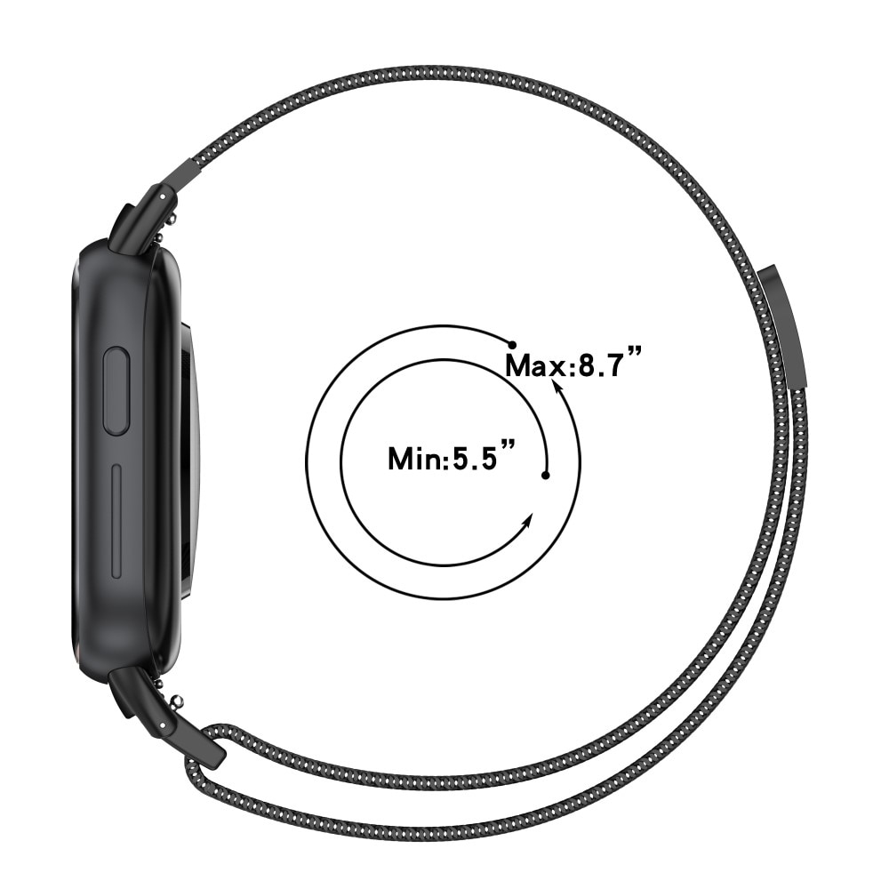 Honor Watch 4 Reim Milanese Loop svart