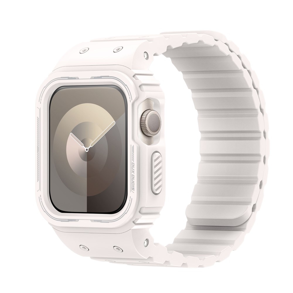 OA Series Deksel + Reim Silikon Apple Watch 41mm Series 9 hvit