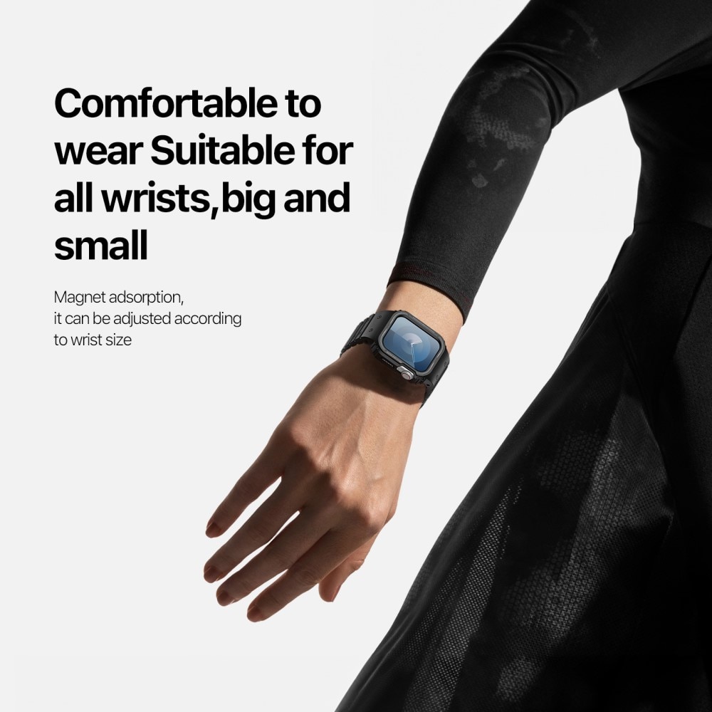 OA Series Deksel + Reim Silikon Apple Watch SE 40mm svart
