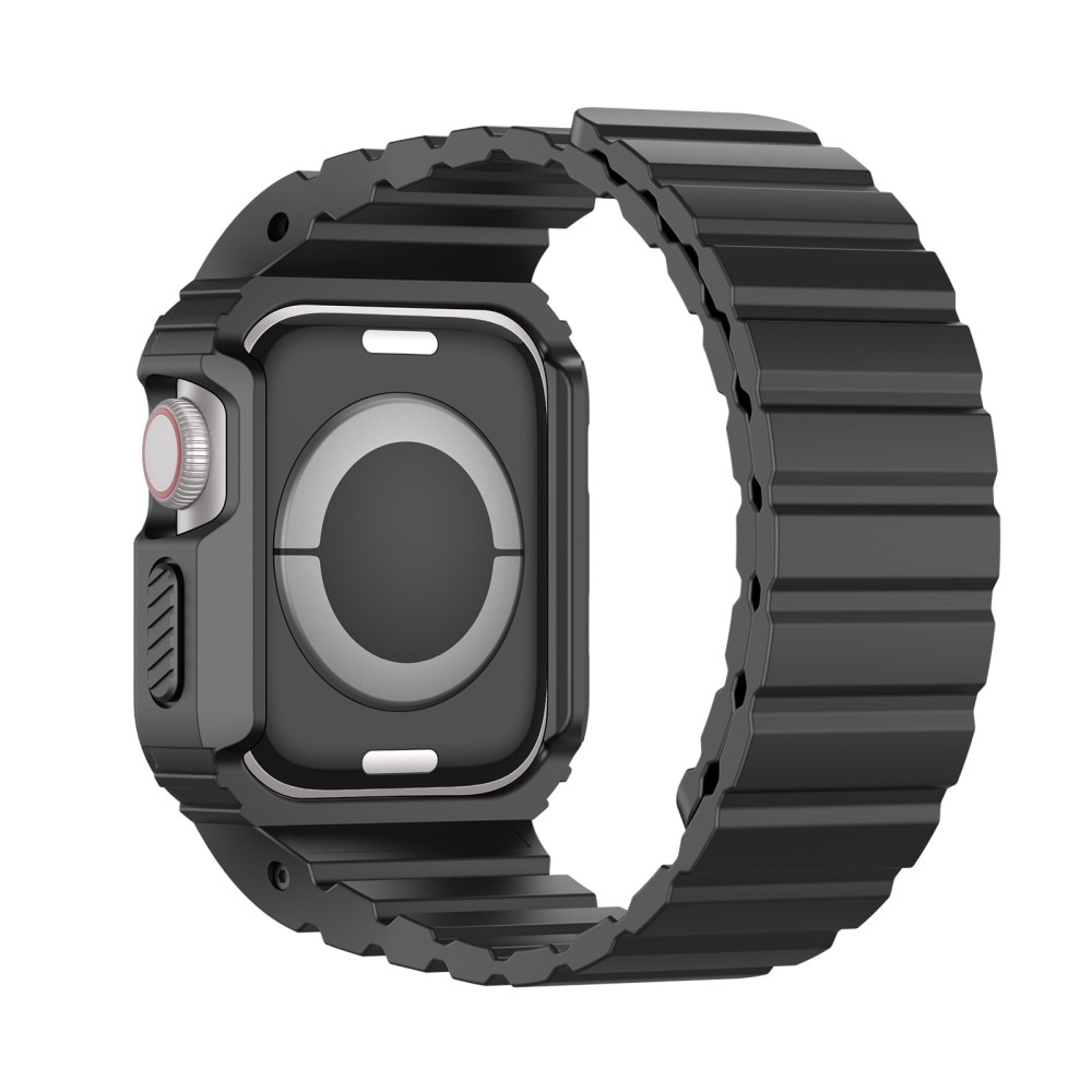 OA Series Deksel + Reim Silikon Apple Watch 41mm Series 9 svart