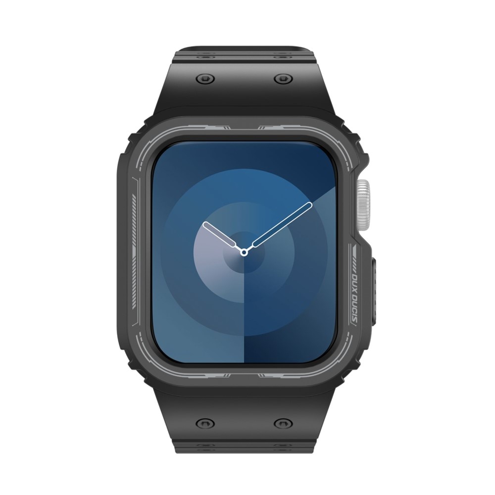 OA Series Deksel + Reim Silikon Apple Watch SE 44mm svart