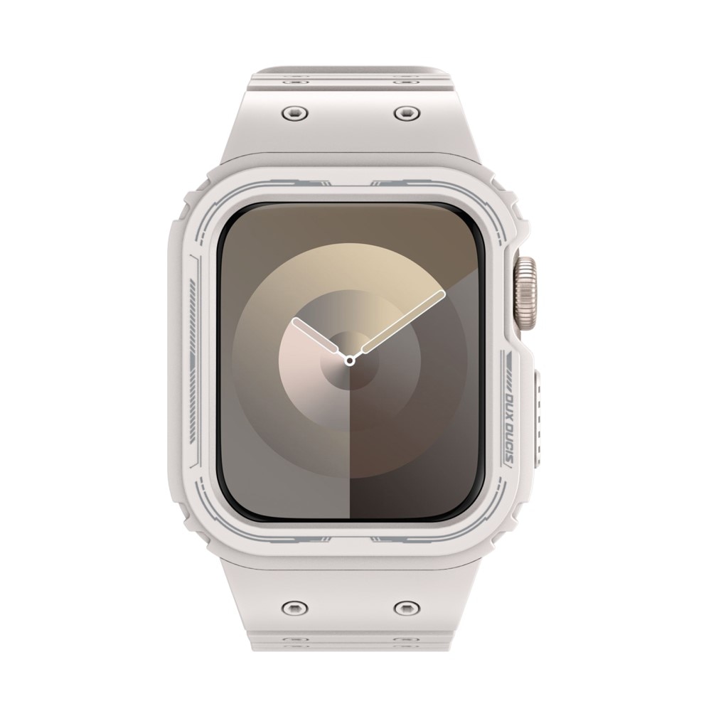 OA Series Deksel + Reim Silikon Apple Watch SE 44mm hvit