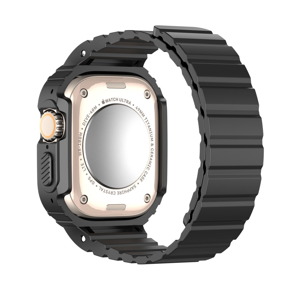 OA Series Deksel + Reim Silikon Apple Watch Ultra 49mm svart