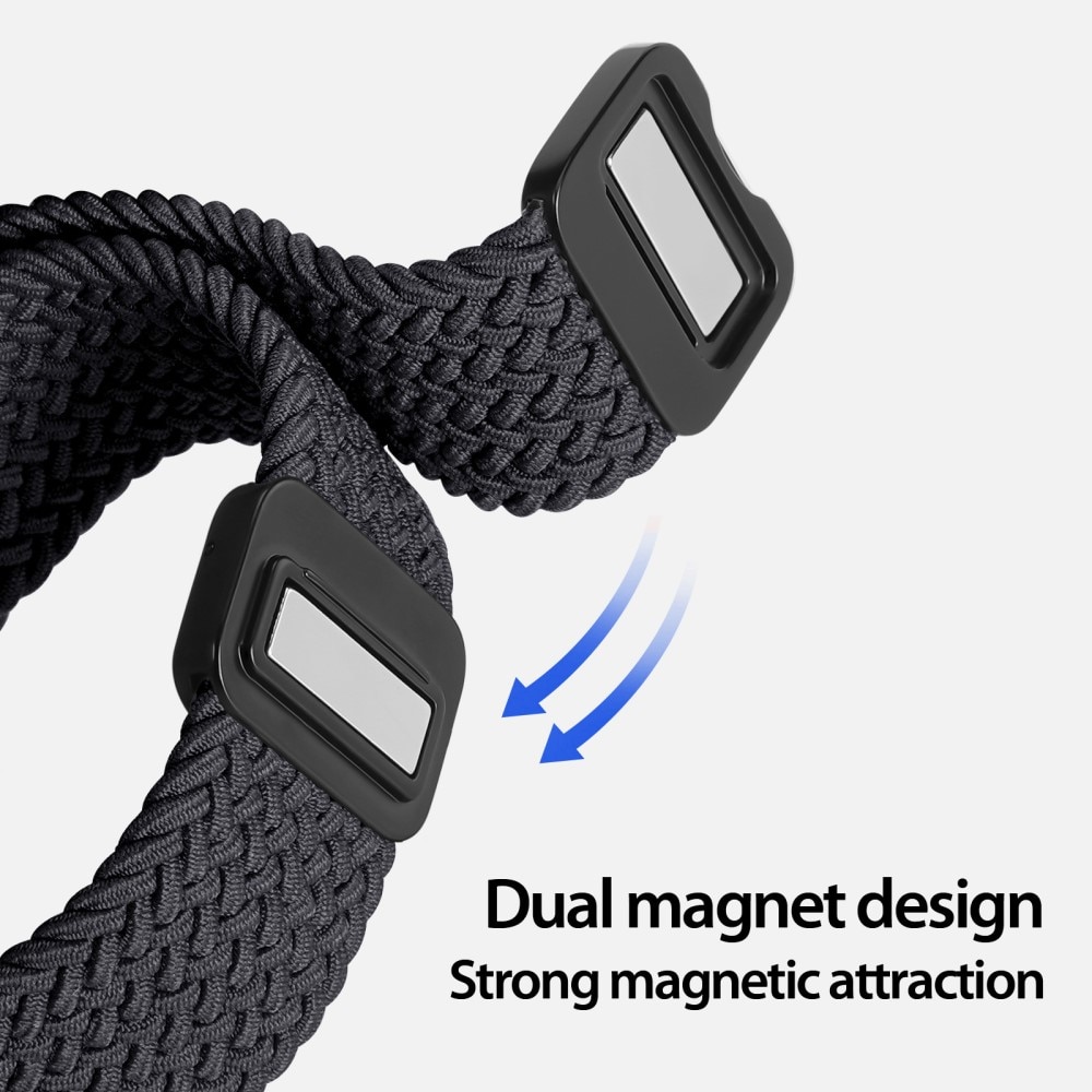 Nylon Woven Reim OnePlus Watch 2 svart