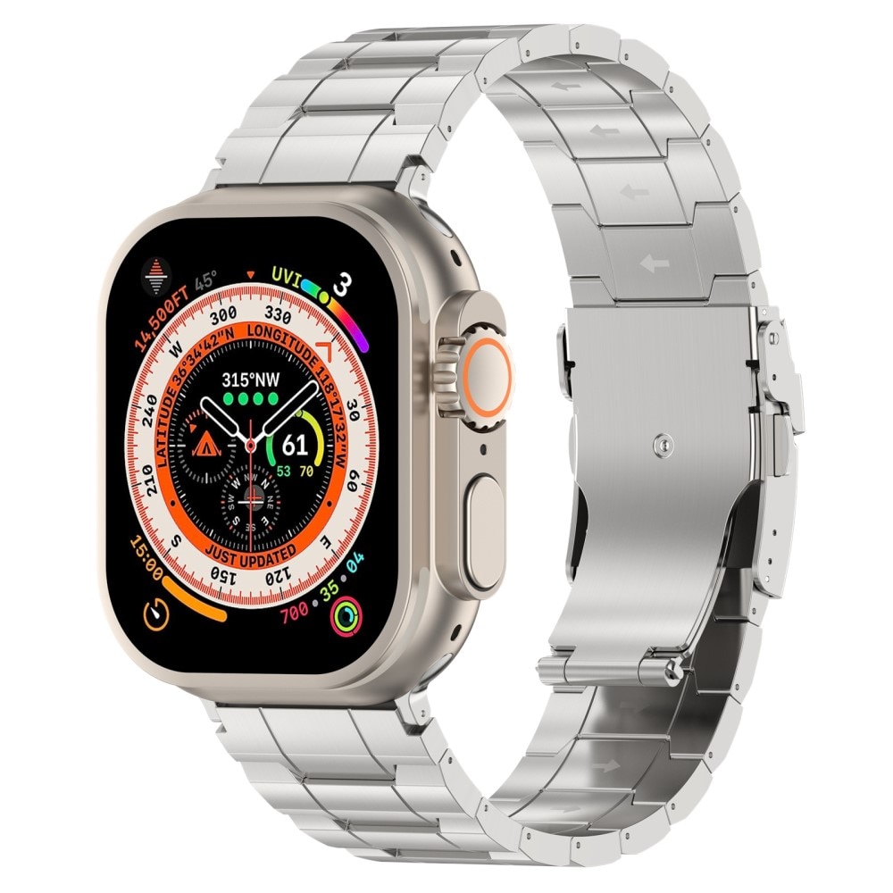 Elevate Titan Reim Apple Watch 41mm Series 9 sølv