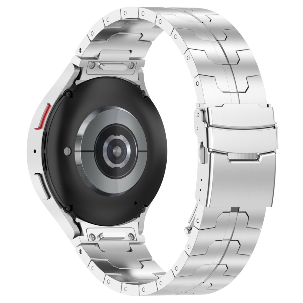 Race Stainless Steel Bracelet Samsung Galaxy Watch 4 40mm sølv