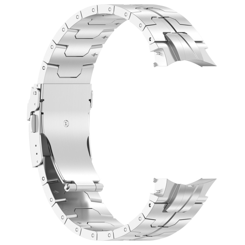Race Stainless Steel Bracelet Samsung Galaxy Watch 4 40mm sølv