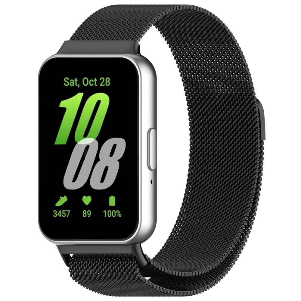 Samsung Galaxy Fit 3 Reim Milanese Loop Svart