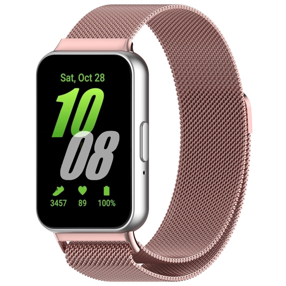 Samsung Galaxy Fit 3 Reim Milanese Loop rosa gull