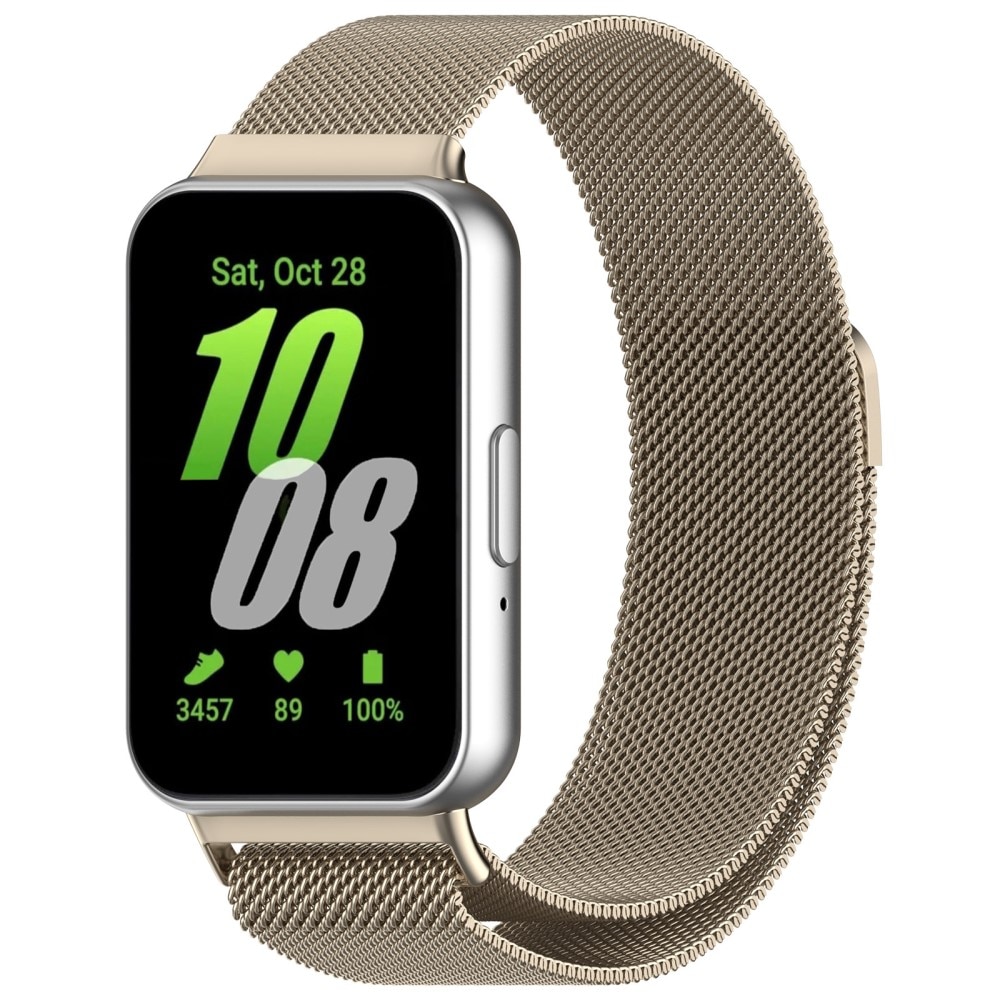 Samsung Galaxy Fit 3 Reim Milanese Loop Champagnegull