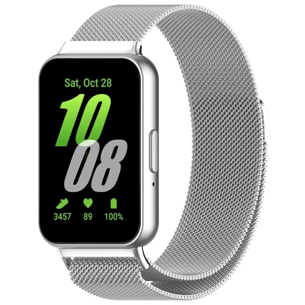 Samsung Galaxy Fit 3 Reim Milanese Loop Sølv