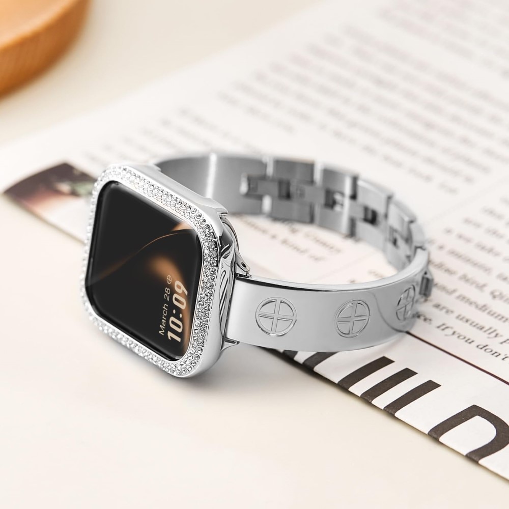 Bangle Cross Bracelet Apple Watch 41mm Series 8 svart