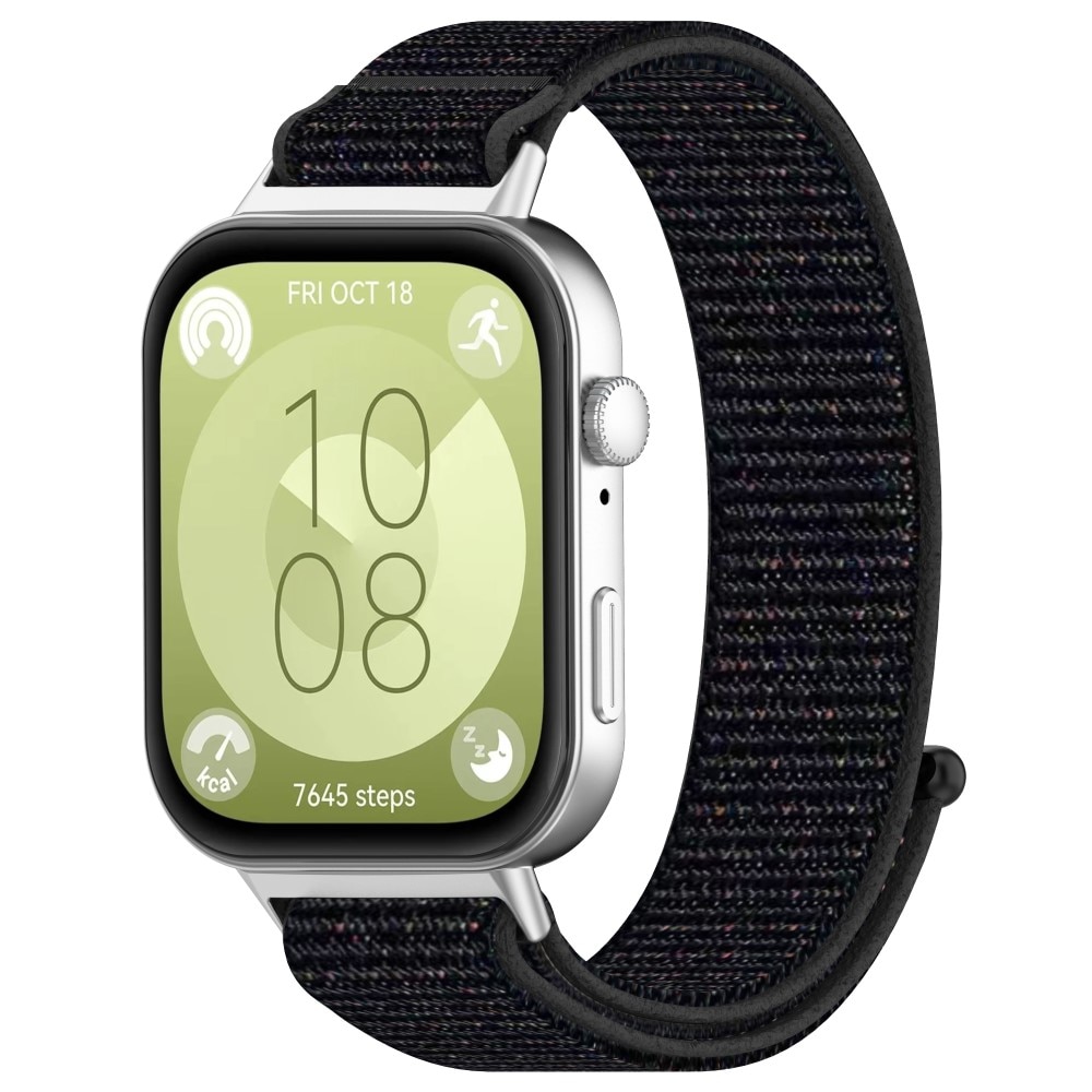 Huawei Watch Fit 4 Pro Nylonreim Svart