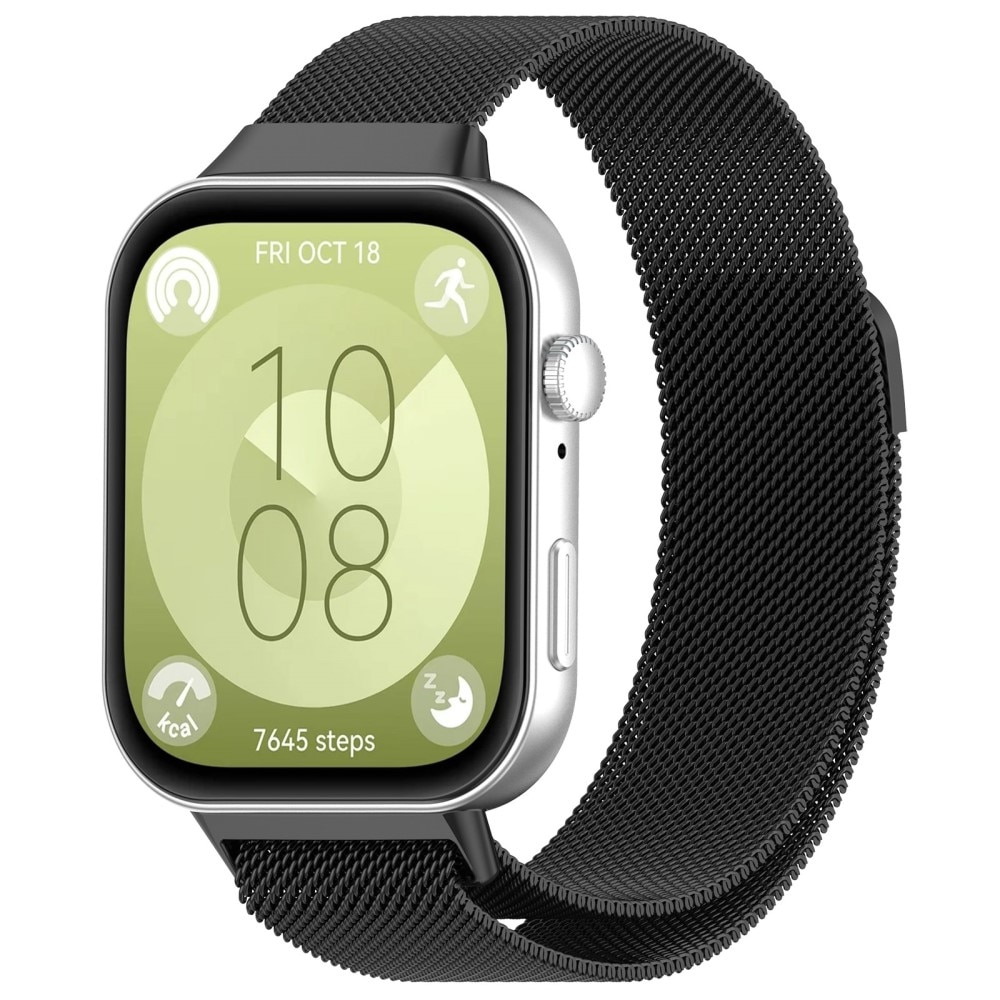 Huawei Watch Fit 4 Pro Reim Milanese Loop Svart