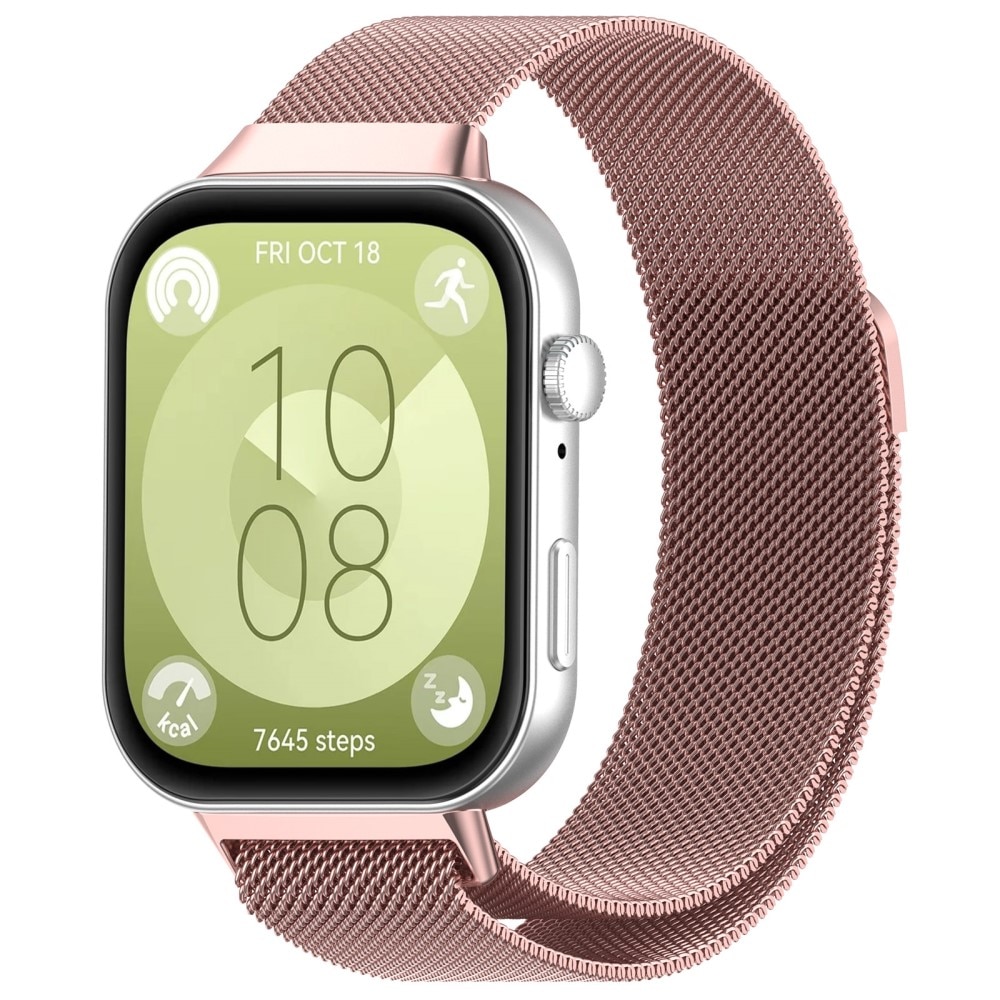 Huawei Watch Fit 4 Pro Reim Milanese Loop Rosa gull