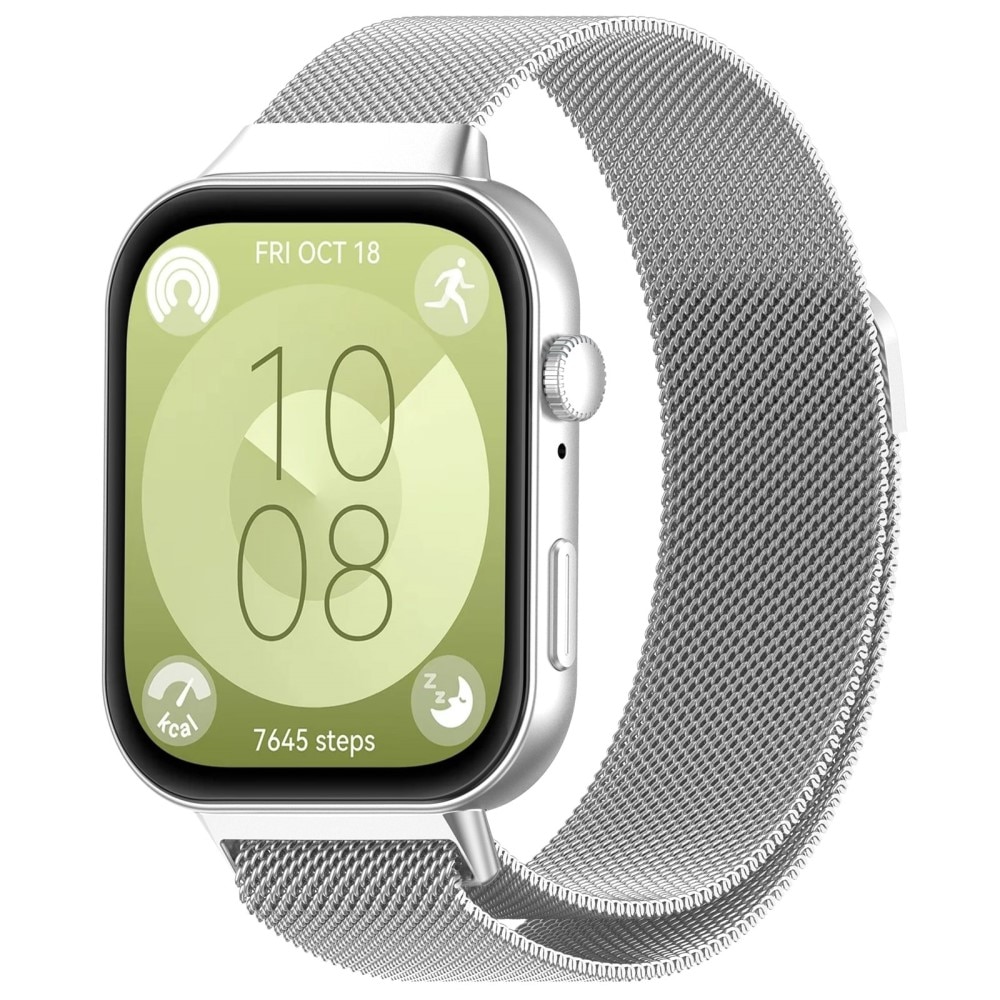 Huawei Watch Fit 4 Pro Reim Milanese Loop Sølv